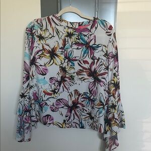 Catherine Malandrino Multicolor Floral Blouse
